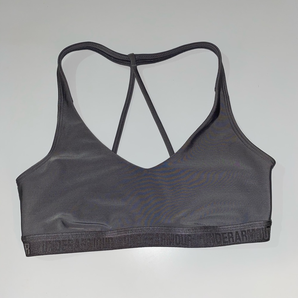 Under Armour Gray Unlined Sports Bra